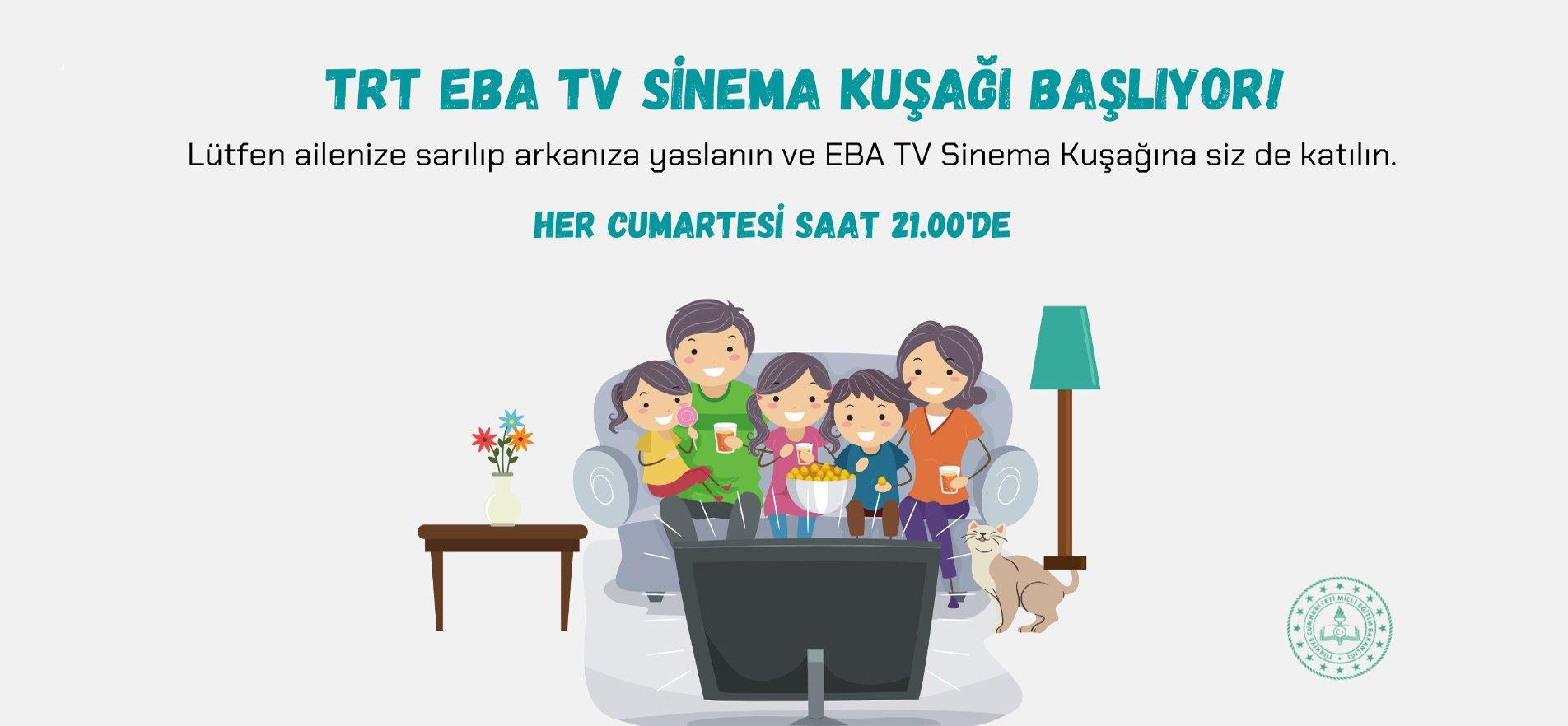 'EBA TV SİNEMA KUŞAĞI' BAŞLIYOR
